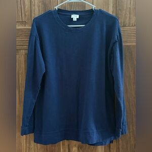 J.Crew Deep Blue Crew Neck Tee